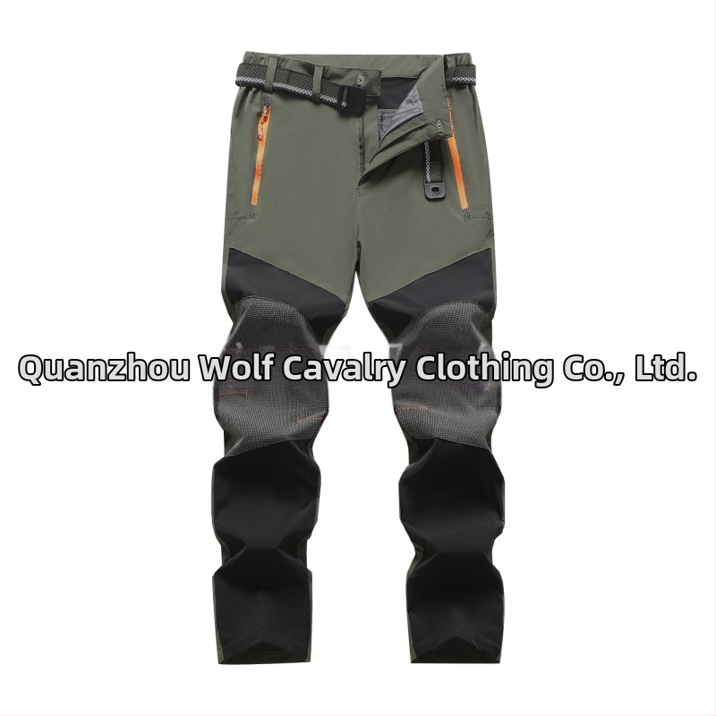 Еластични бързосъхнещи панталони за мъже за пролетни и летни тънки туристически панталони за жени, широки туристически панталони на едро през граница