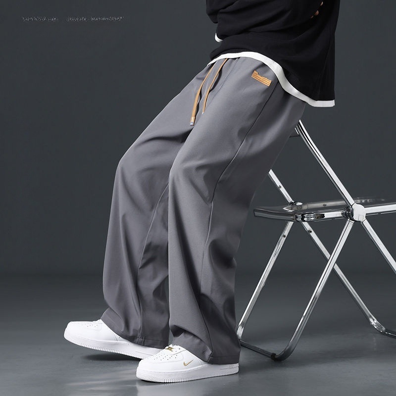 Pantaloni sport bărbați, stil gleznă-lungime, respirabil, cu uscare rapidă, stil Ice Silk, sport, sport, pantaloni ...