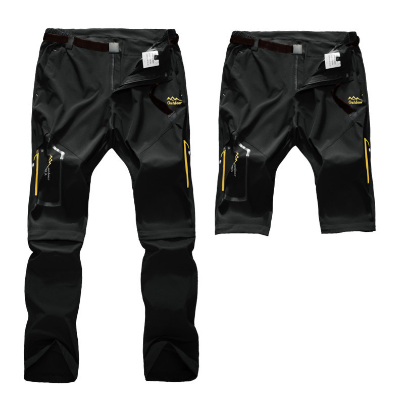 Pantaloni de lucru în aer liber pentru bărbați, pantaloni de drumeție, cu uscare rapidă, subțiri, convertibile, din două secțiuni, pantaloni sport, pantaloni casual largi, aprovizionare transfrontalieră