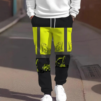 2025. aasta kevad- ja sügisesed uued Euroopa ja Ameerika Hongkongi stiilis lahtised meeste püksid, sügisesed populaarsed kamuflaažitrükiga spordipüksid ML01