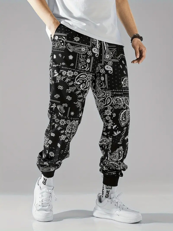 2025. aasta kevad- ja sügisesed uued Euroopa ja Ameerika Hongkongi stiilis lahtised meeste püksid, sügisesed populaarsed kamuflaažitrükiga spordipüksid ML01