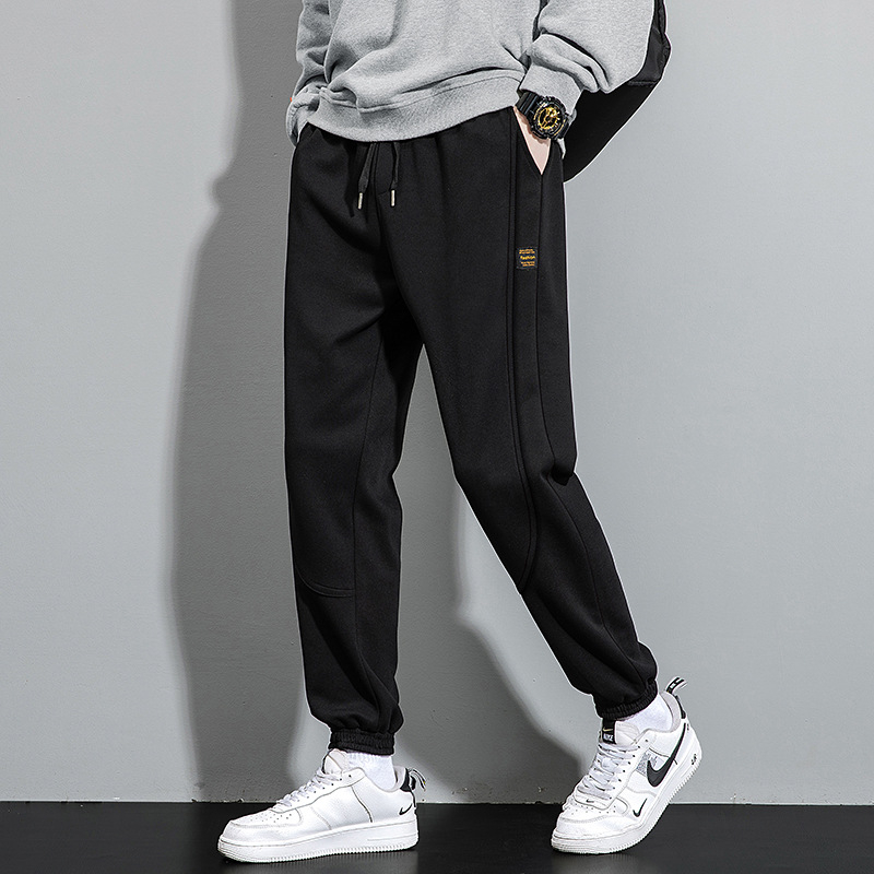 2024 nové jesenné športové nohavice pánske nohavice voľné jarné trendy ležérne nohavice jarné a jesenné nohavice s dlhými prstami generácia vlasov