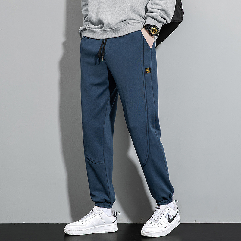 2024 nové jesenné športové nohavice pánske nohavice voľné jarné trendy ležérne nohavice jarné a jesenné nohavice s dlhými prstami generácia vlasov