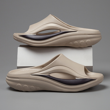 Határokon átnyúló papucsok, férfi nyári és szezonális viselet, divatos csúszásgátló papucsok, EVA papucsok, strandcipők, kókuszos cipők