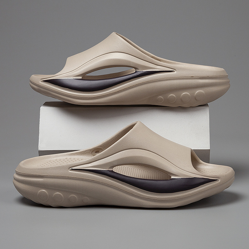 Határokon átnyúló papucsok, férfi nyári és szezonális viselet, divatos csúszásgátló papucsok, EVA papucsok, strandcipők, kókuszos cipők