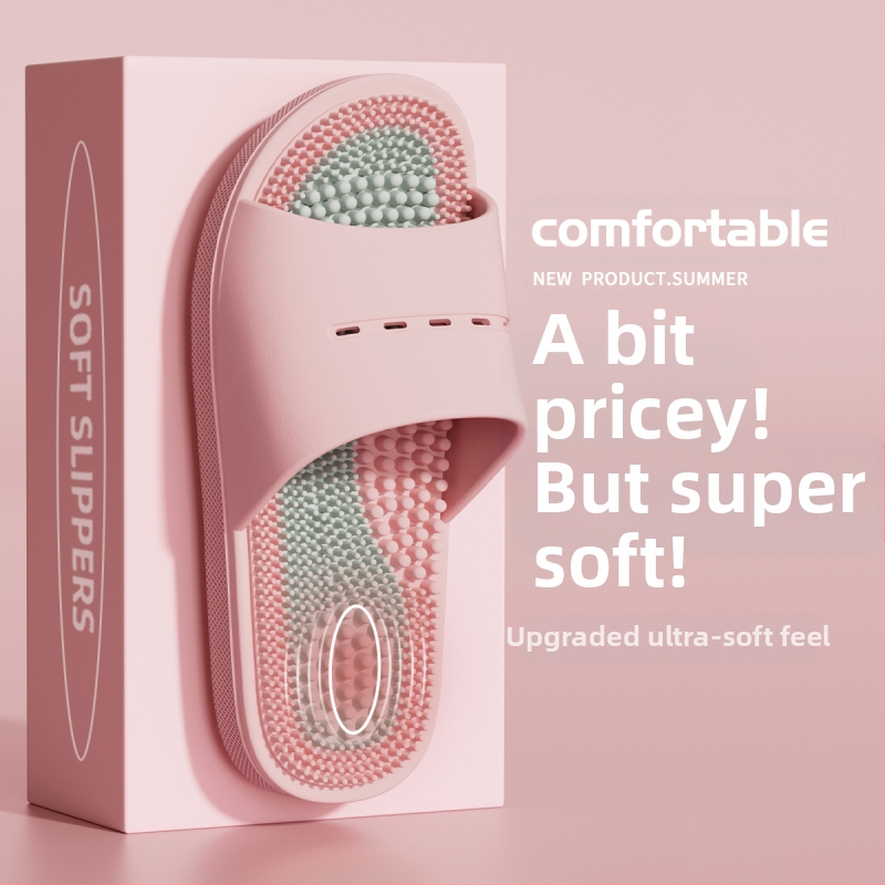 Masážne papuče Pánske letné vnútorné domáce kúpeľňové kúpacie nohy Acupoint Foot Therapy Protišmykové sandále pre mužov