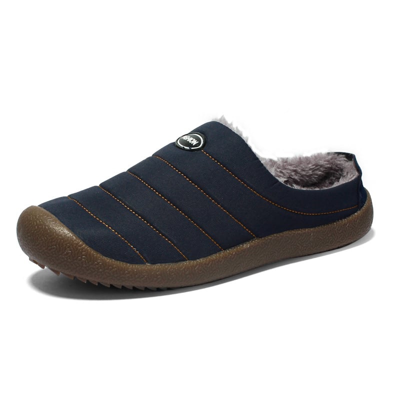 Piiriülesed Amazoni talvised sametist puuvillased meeste soojad vabaaja puuvillased kingad, veekindlad, libisemiskindlad, kaheotstarbelised puuvillased kingad