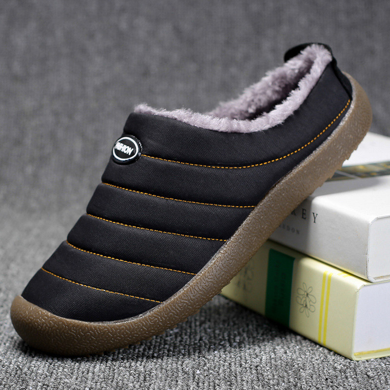 Pantofi sport casual din bumbac catifea pentru bărbați, de iarnă, din bumbac transfrontalier, impermeabili și antiderapanți, cu bumbac dublu scop, Amazon