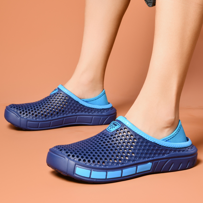 Bărbați Pantofi de plajă Pantofi de grădină Pantofi de plajă Toc Exterior Respirabil Rezistent la uzură Ușor Confortabil Respirabil Confortabil