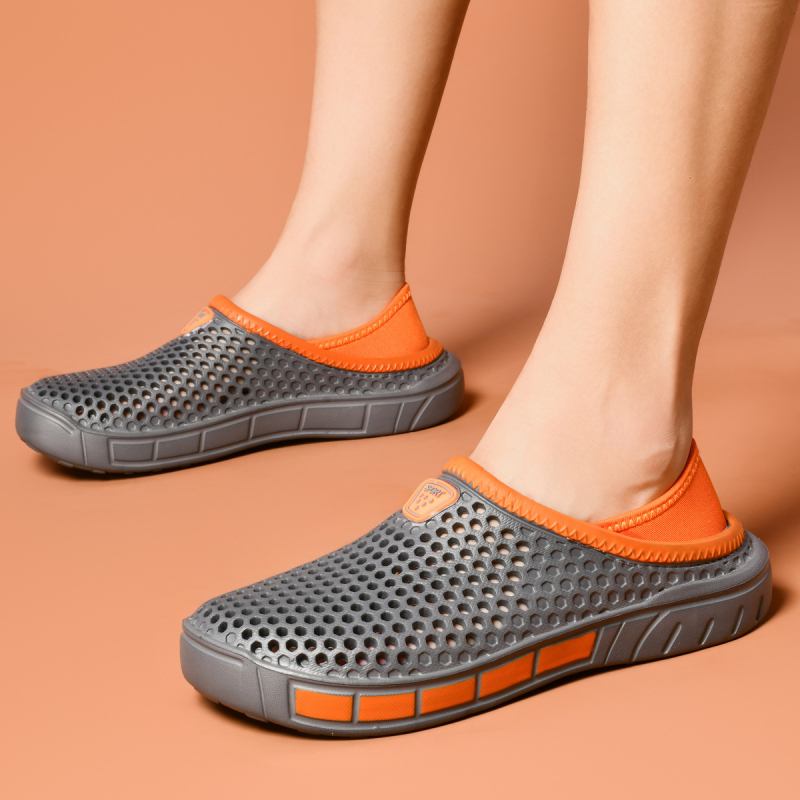 Bărbați Pantofi de plajă Pantofi de grădină Pantofi de plajă Toc Exterior Respirabil Rezistent la uzură Ușor Confortabil Respirabil Confortabil