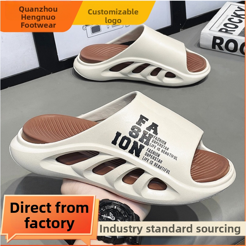 Îmbrăcăminte de vară în aer liber, antiderapantă, senzație de rahat, modă, stil coreean, pentru femei, comerț exterior, papuci de casă la modă, toate asortați, flip-flop-uri pentru bărbați cu fund gros