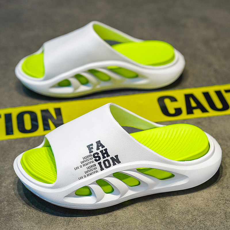 Îmbrăcăminte de vară în aer liber, antiderapantă, senzație de rahat, modă, stil coreean, pentru femei, comerț exterior, papuci de casă la modă, toate asortați, flip-flop-uri pentru bărbați cu fund gros