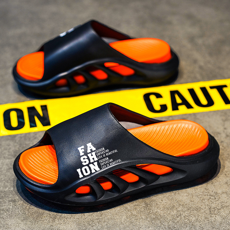 Îmbrăcăminte de vară în aer liber, antiderapantă, senzație de rahat, modă, stil coreean, pentru femei, comerț exterior, papuci de casă la modă, toate asortați, flip-flop-uri pentru bărbați cu fund gros