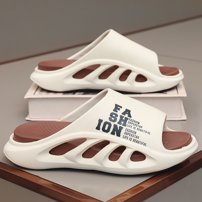 Îmbrăcăminte de vară în aer liber, antiderapantă, senzație de rahat, modă, stil coreean, pentru femei, comerț exterior, papuci de casă la modă, toate asortați, flip-flop-uri pentru bărbați cu fund gros
