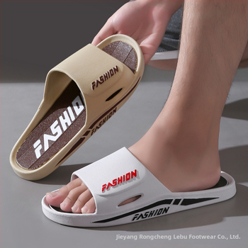 Papuci noi pentru bărbați de primăvară și vară, antiderapanți, rezistenți la uzură, cu fund moale, pentru baie, cu fund gros, en-gros