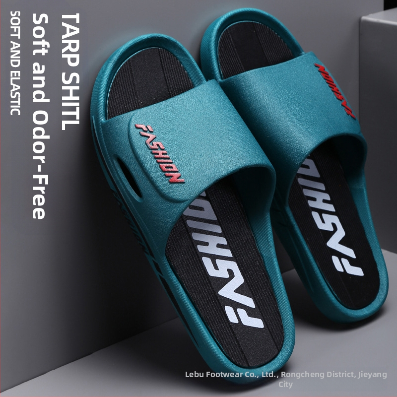 Papuci noi pentru bărbați de primăvară și vară, antiderapanți, rezistenți la uzură, cu fund moale, pentru baie, cu fund gros, en-gros