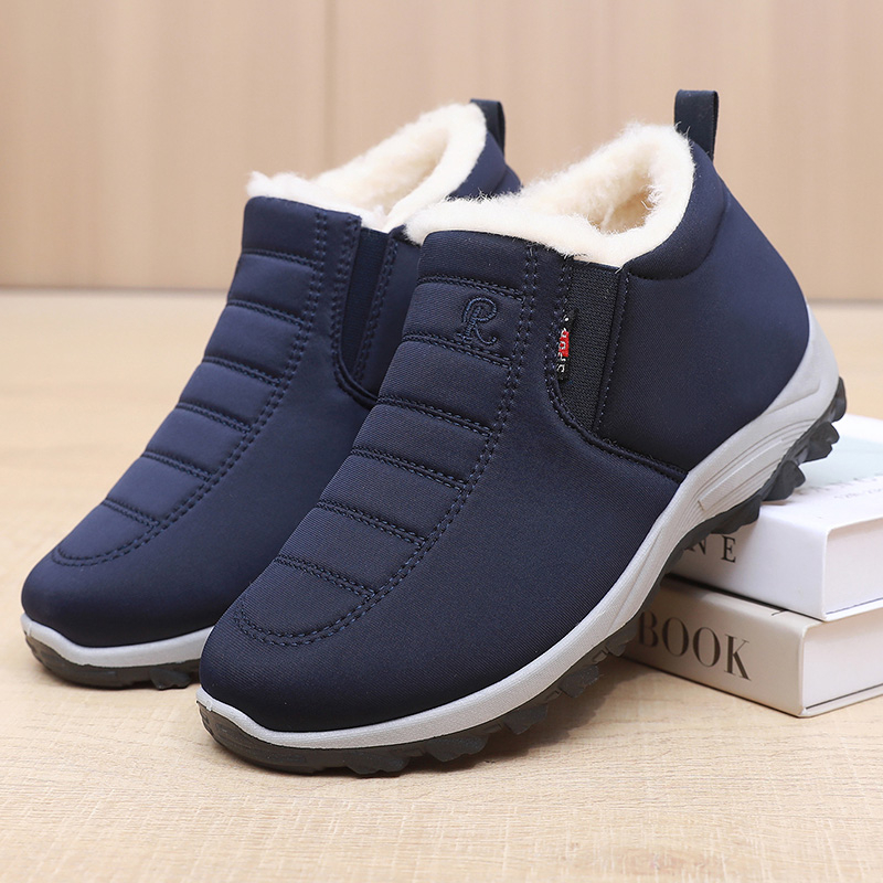 Vyriški žieminiai medvilniniai batai, avikailio medvilniniai batai, aksominiai ir sustorinti batai, neslystantis minkštas padas, to paties stiliaus sniego batai vyrams ir moterims