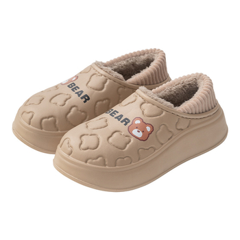 Νέα χειμερινή τσάντα ζευγαριού eva με βαμβακερές παντόφλες ανδρικές εξωτερικές ενδυμασίες για το σπίτι, εσωτερική οικιακή προστασία, ζεστά βαμβακερά παπούτσια χονδρικής