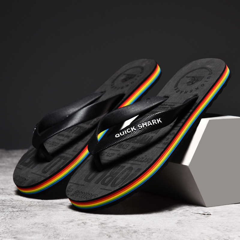 Vyriškos šlepetės, paplūdimio šlepetės, lauko šlepetės, vyriški vasariniai drabužiai, neslystančios vyriškos šlepetės su segtukais, aukštos klasės vyriškos šlepetės