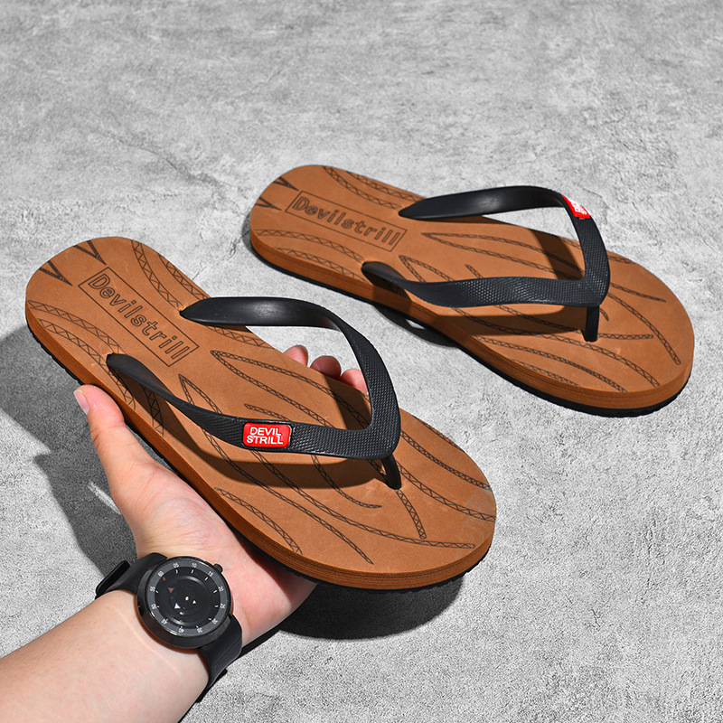 Vyriškos šlepetės, paplūdimio šlepetės, lauko šlepetės, vyriški vasariniai drabužiai, neslystančios vyriškos šlepetės su segtukais, aukštos klasės vyriškos šlepetės