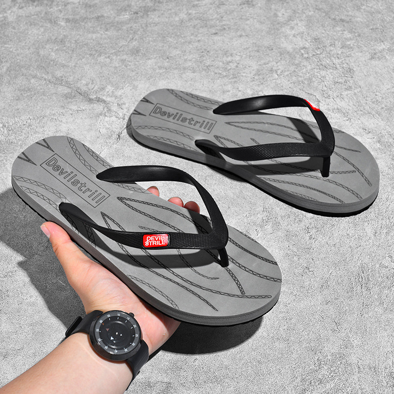 Vyriškos šlepetės, paplūdimio šlepetės, lauko šlepetės, vyriški vasariniai drabužiai, neslystančios vyriškos šlepetės su segtukais, aukštos klasės vyriškos šlepetės