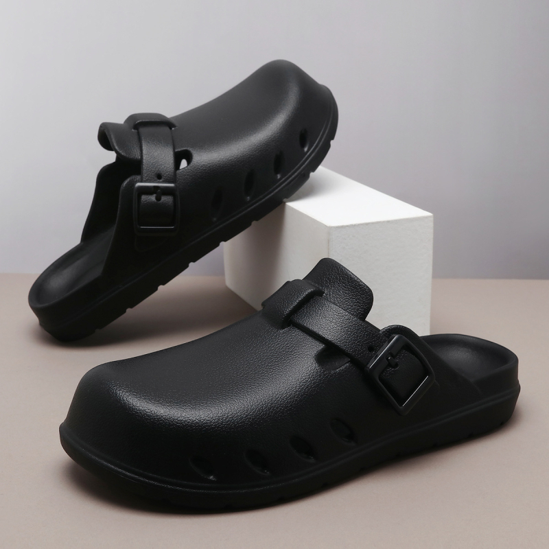 Birkenneth Shoes Мъжки летни връхни дрехи Модна тенденция Персонализирани универсални Baotou устойчиви на хлъзгане, устойчиви на износване дебели чехли
