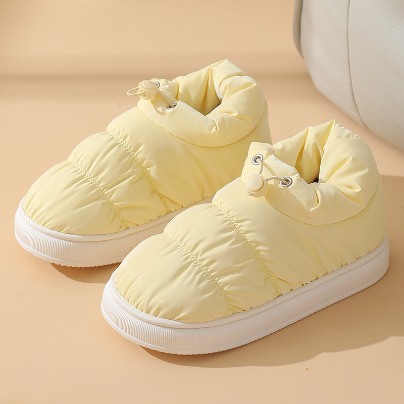 Medvilninės šlepetės, vyriški ir moteriški, su vilnos pamušalu, stori medvilniniai batai, neslystantys, tinkantys namams, puskulniai, vidutinio ir pagyvenusio amžiaus žmonėms, žiemai.