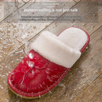 Ξύλινα πατώματα για το σπίτι, χειμερινά σπίτια, ζευγάρια, εσωτερικές συρόμενες βαμβακερές παντόφλες για άνδρες και γυναίκες, φθινοπωρινές και χειμερινές χοντρές παντόφλες