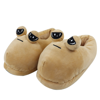 Minu lemmiklooma tulnuka plush-sussid valged, kollased ja mustad tigu-nukukingad, patrull-kassi kuukingad