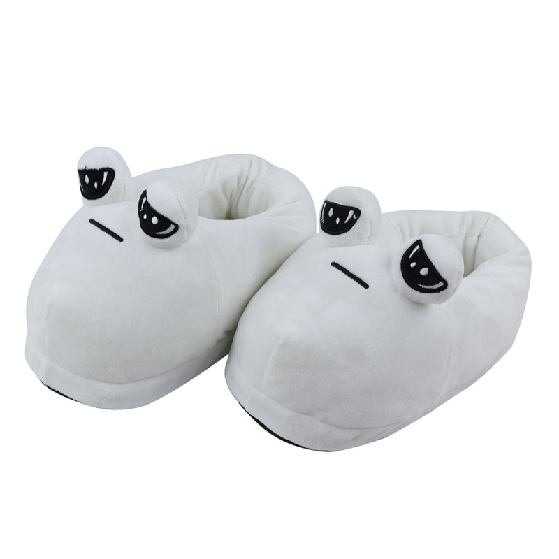 Minu lemmiklooma tulnuka plush-sussid valged, kollased ja mustad tigu-nukukingad, patrull-kassi kuukingad