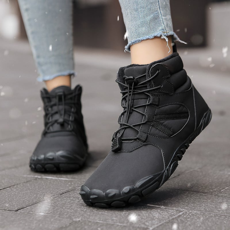 Ghete de zăpadă Northeast pentru bărbați, sporturi de iarnă, pantofi de bumbac pentru bărbați, impermeabili, antiderapanți, cu cinci degete, mărime mare, pantofi cu căptușeală din fleece, bumbac gros