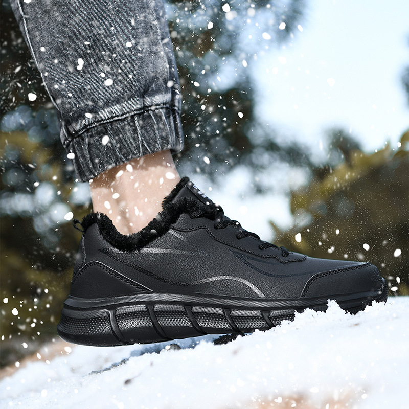 Pantofi sport pentru bărbați, mărime plus, cu picioare late, de primăvară și toamnă, pentru lucru, 46, casual, 47, sport, 48, negri, pantofi din piele impermeabili pentru bucătar, pentru bărbați