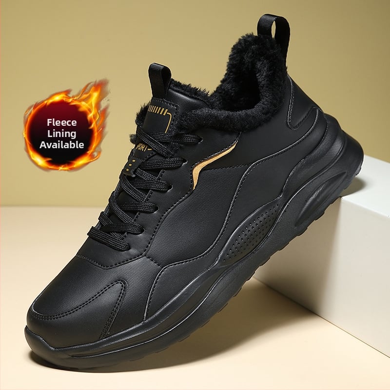 Pantofi sport pentru bărbați, mărime plus, cu picioare late, de primăvară și toamnă, pentru lucru, 46, casual, 47, sport, 48, negri, pantofi din piele impermeabili pentru bucătar, pentru bărbați