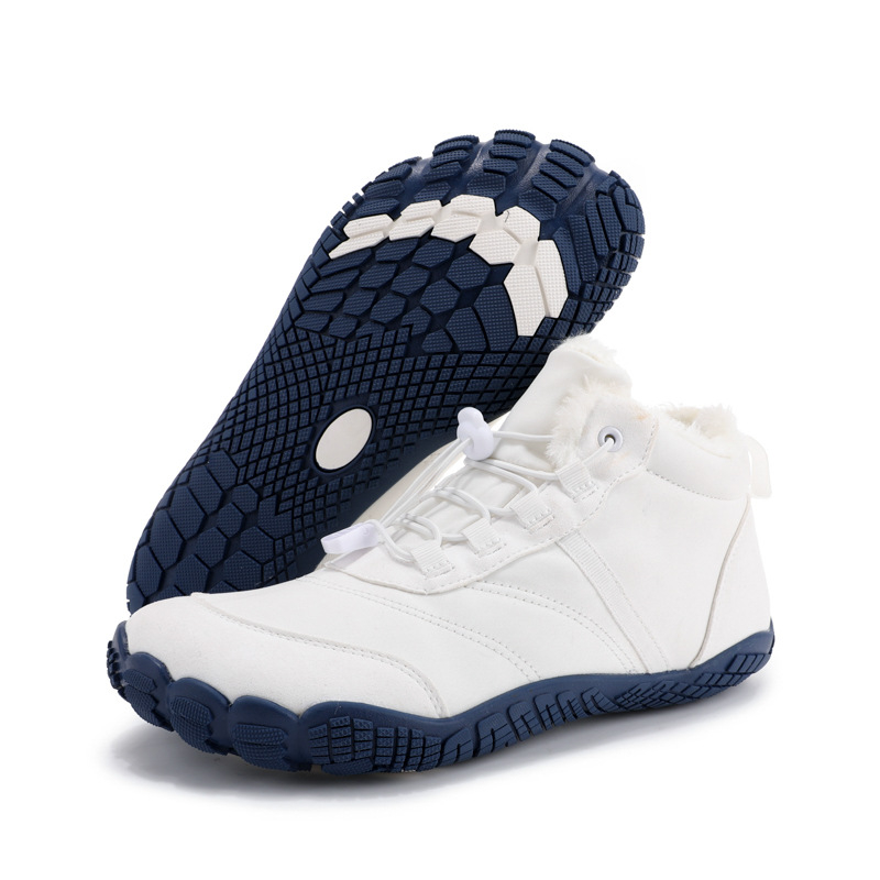 Uued piiriülesed talvised ühevärvilised lumesaapad meeste puuvillased saapad paksendatud fliisvoodriga soojad naiste puuvillased kingad libisemiskindlad matkajalatsid