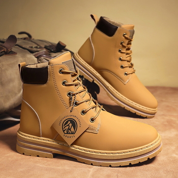Martin Boots meeste 2024. aasta talve uued meeste kingad retro Briti stiilis tööriided trendikad saapad meeste vabaaja rabarberisaapad meestele