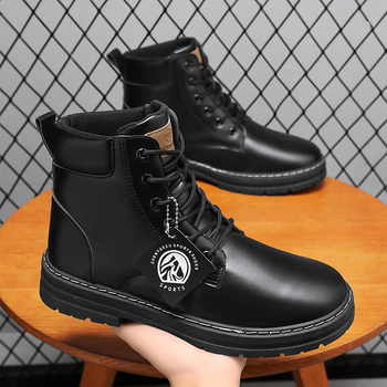 Martin Boots meeste 2024. aasta talve uued meeste kingad retro Briti stiilis tööriided trendikad saapad meeste vabaaja rabarberisaapad meestele