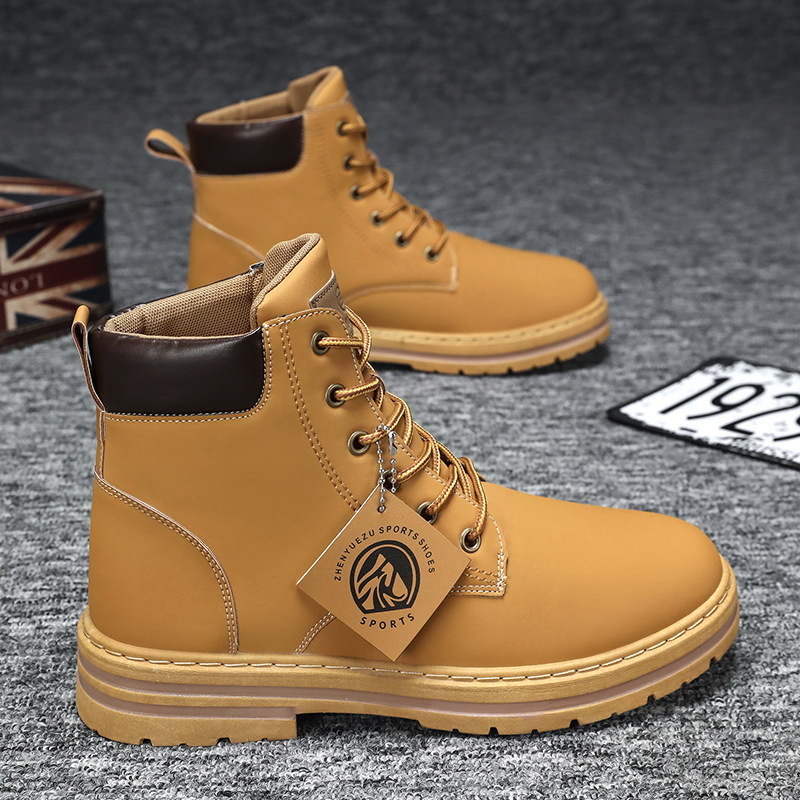 Martin Boots meeste 2024. aasta talve uued meeste kingad retro Briti stiilis tööriided trendikad saapad meeste vabaaja rabarberisaapad meestele