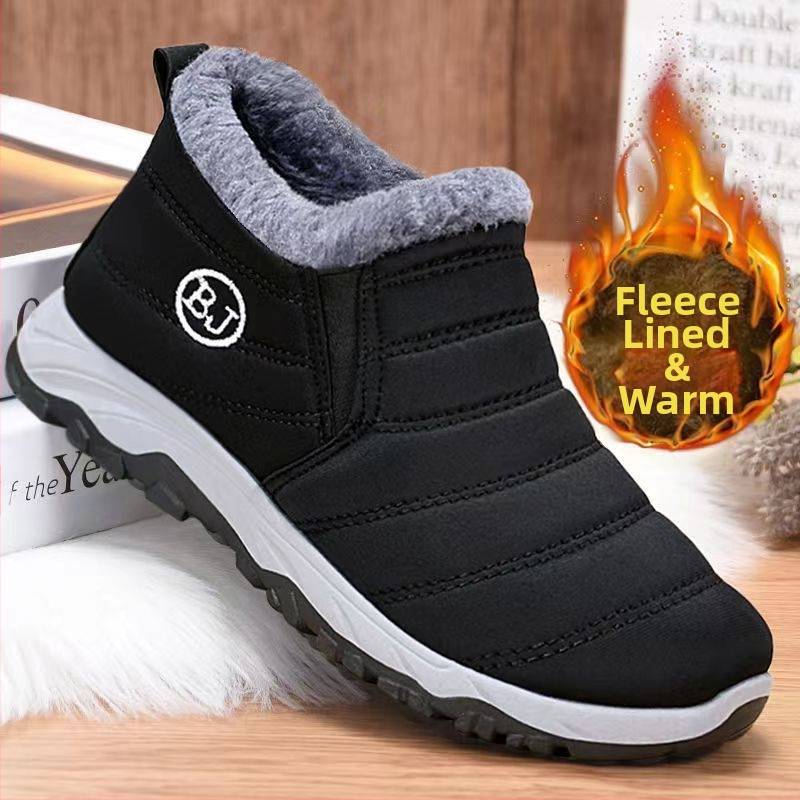 2023. aasta talvised uued veekindlad libisemiskindlad naiste puuvillased kingad, fliisvoodriga paksud soojad kingad eakatele puuvillased kingad eakatele puuvillased saapad