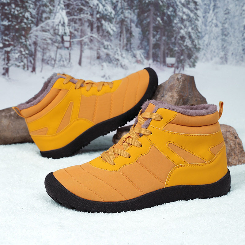 Muške zimske pamučne cipele ekstra velike veličine 45 s flis podstavom, zadebljane, minus 40 stupnjeva hladnoće 4647, vanjske čizme za snijeg na sjeveroistoku 48