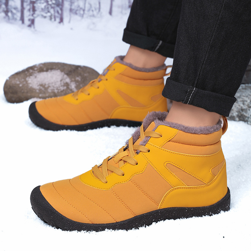 Muške zimske pamučne cipele ekstra velike veličine 45 s flis podstavom, zadebljane, minus 40 stupnjeva hladnoće 4647, vanjske čizme za snijeg na sjeveroistoku 48