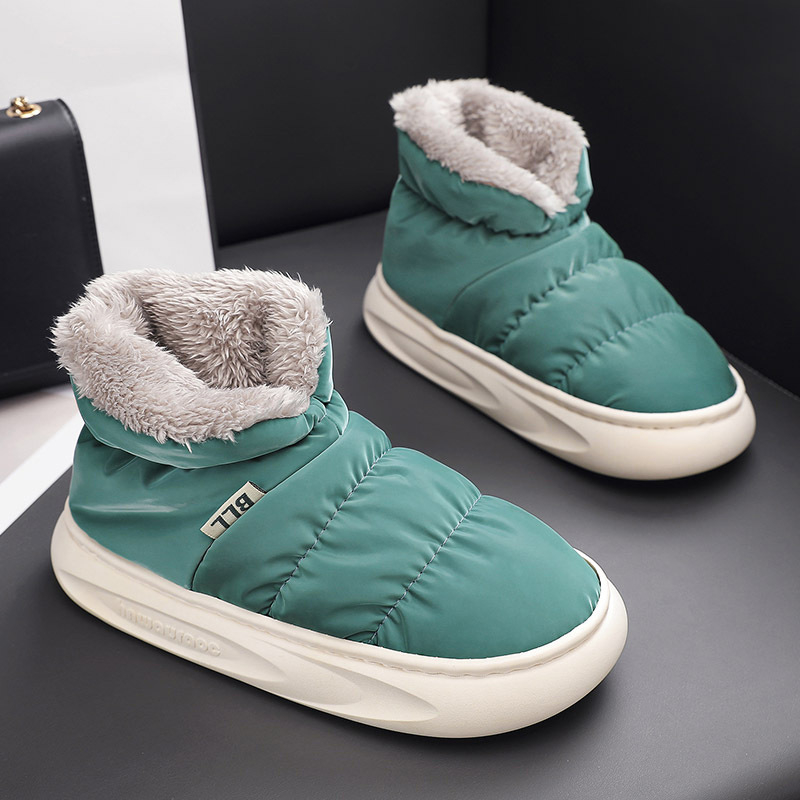 Cizme de zăpadă pentru bărbați 2025 Mocasini de iarnă noi, impermeabili, cu puf și alunecări, pentru părinți și copii