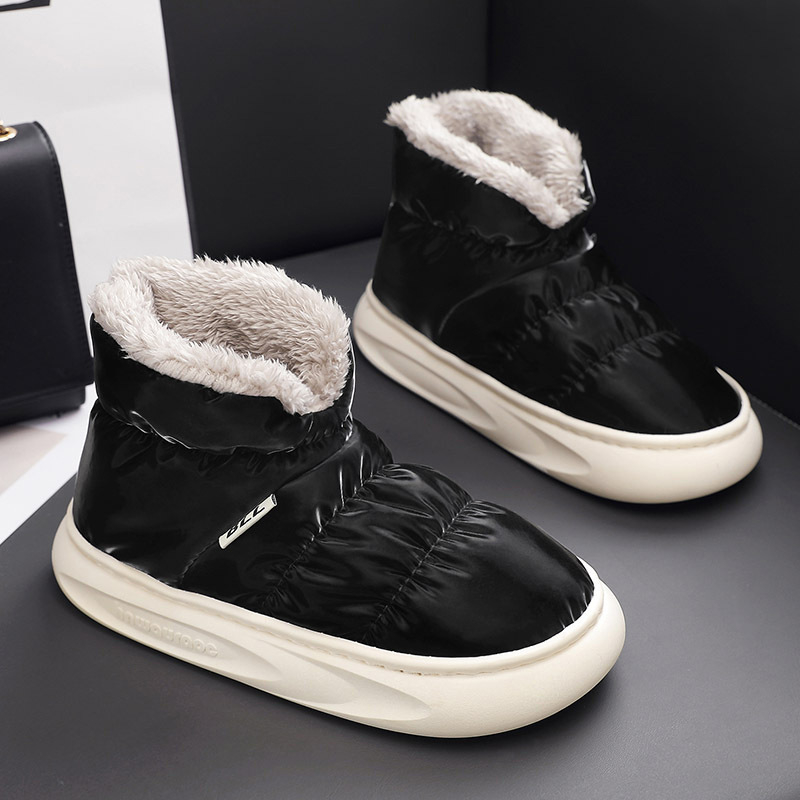 Cizme de zăpadă pentru bărbați 2025 Mocasini de iarnă noi, impermeabili, cu puf și alunecări, pentru părinți și copii