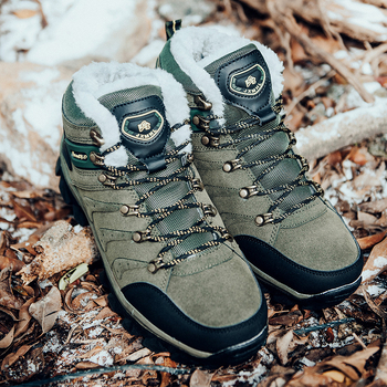 Χειμερινά ψηλά παπούτσια πεζοπορίας για ζευγάρια, βαμβακερά, ζεστά, ορεινά, υπαίθρια, casual, παπούτσια cross-country, άνετα, αθλητικά παπούτσια ταξιδιού