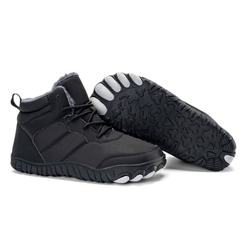 2024 Iarnă Transfrontalieră Pantofi de bumbac căptușiți cu fleece cald Cizme de zăpadă cu talpă groasă pentru exterior Cizme de zăpadă antiderapante pentru bărbați la modă, en-gros, pentru comerț exterior