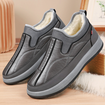 Puuvillased kingad talveks, uued, õues kasutamiseks mõeldud vabaajajalatsid, mugavad meeste kingad, soojad, fliisvoodriga libisevad, paksendatud isakingad, piiriülene hulgimüük