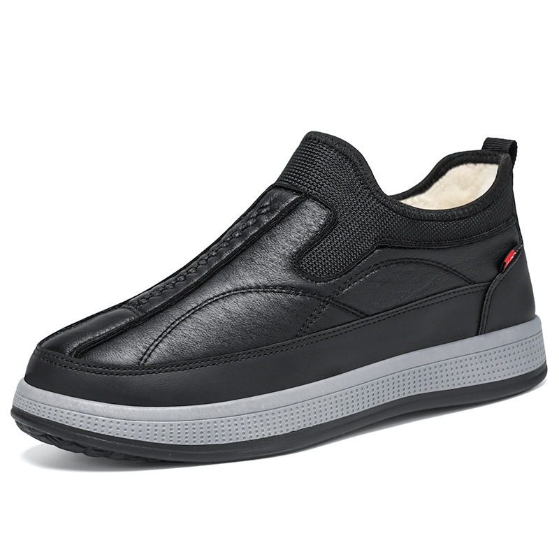 Puuvillased kingad talveks, uued, õues kasutamiseks mõeldud vabaajajalatsid, mugavad meeste kingad, soojad, fliisvoodriga libisevad, paksendatud isakingad, piiriülene hulgimüük