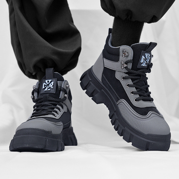 Ανδρικά χειμερινά, μοντέρνα ρετρό, βρετανικού στιλ, μπότες εργασίας Martin Boots, casual, αθλητικά, ακατάλληλα, μπότες από ραβέντι, ανδρικά παπούτσια