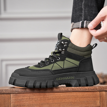 Ανδρικά χειμερινά, μοντέρνα ρετρό, βρετανικού στιλ, μπότες εργασίας Martin Boots, casual, αθλητικά, ακατάλληλα, μπότες από ραβέντι, ανδρικά παπούτσια