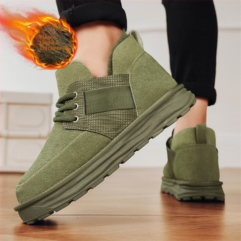 Διασυνοριακές μεγάλες βαμβακερές μπότες χιονιού βορειοανατολικά ανδρών 2025 νέα χειμερινά βαμβακερά παπούτσια με επένδυση από φλις, ζεστές βαμβακερές μπότες χονδρικής