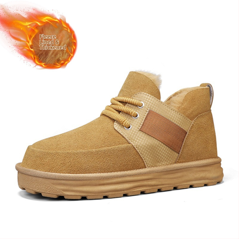 Pánske zimné topánky s flísovou podšívkou z bavlny Cross-border Big Cotton Northwest Snehule z roku 2025, teplé bavlnené čižmy s vysokým topom, veľkoobchod